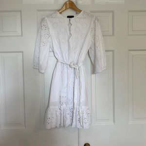 JCrew Size Small White Dress
